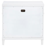 Gracemont 3-drawer Bedroom Nightstand Bedside Table White - 225072