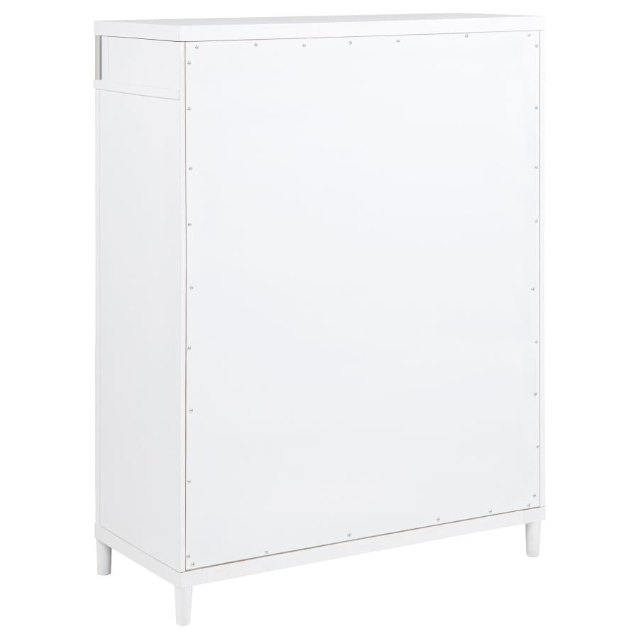 Gracemont 5-drawer Bedroom Chest of Drawers White - 225075