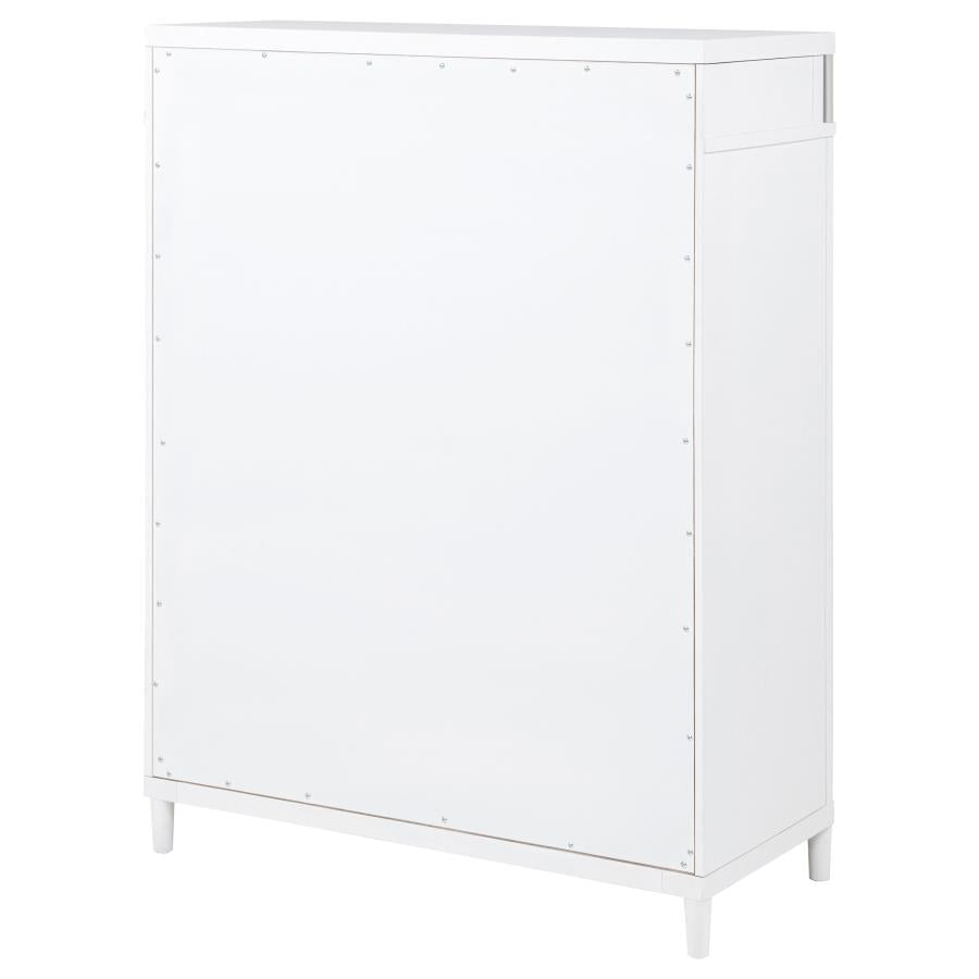 Gracemont 5-drawer Bedroom Chest of Drawers White - 225075