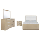 Ladera 4-piece Eastern King Bedroom Set Light Elm - 225081KE-S4