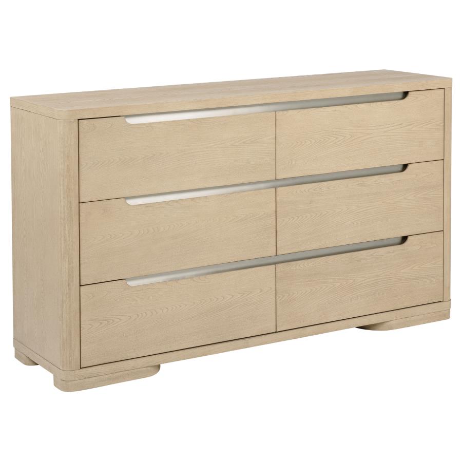 Ladera 4-piece Eastern King Bedroom Set Light Elm - 225081KE-S4