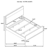 Ladera 56-inch California King Panel Bed Light Elm - 225081KW