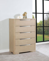 Ladera 5-drawer Bedroom Chest of Drawers Light Elm - 225085