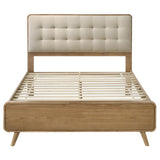 Robyn Wood California King Platform Bed Light Ash - 225091KW