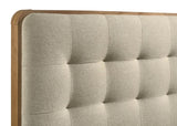 Robyn Wood California King Platform Bed Light Ash - 225091KW