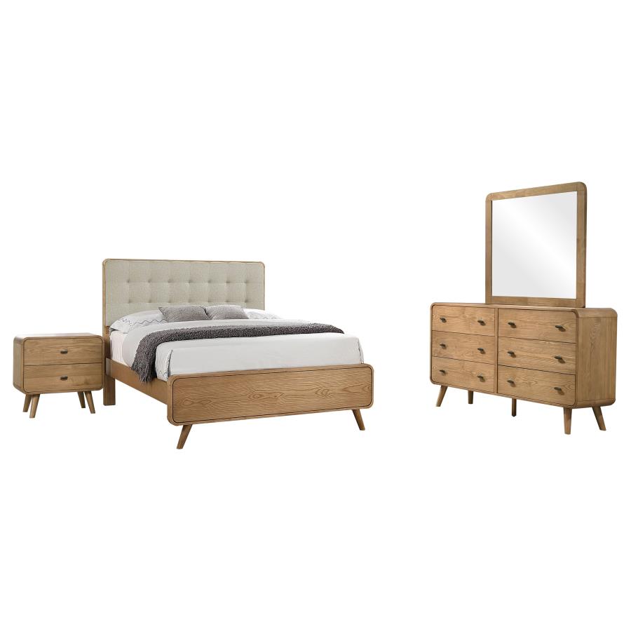Robyn 4-piece Queen Bedroom Set Light Ash - 225091Q-S4