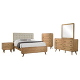 Robyn 5-piece Queen Bedroom Set Light Ash - 225091Q-S5