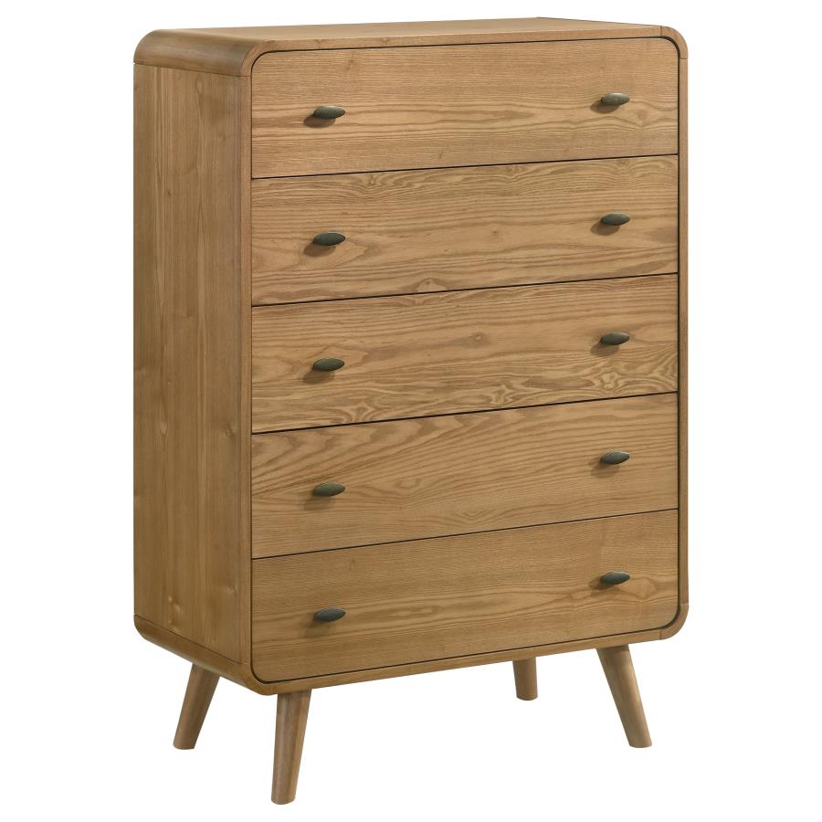 Robyn 5-piece Queen Bedroom Set Light Ash - 225091Q-S5
