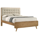 Robyn Wood Queen Platform Bed Light Ash - 225091Q