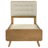 Robyn Wood Twin Platform Bed Light Ash - 225091T