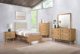 Robyn Wood Twin Platform Bed Light Ash - 225091T