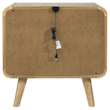 Robyn 2-drawer Nightstand Bedside Table Light Ash - 225092