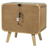 Robyn 2-drawer Nightstand Bedside Table Light Ash - 225092
