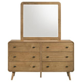 Robyn 6-drawer Bedroom Dresser and Mirror Light Ash - 225093M