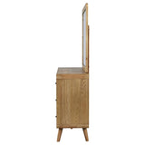 Robyn 6-drawer Bedroom Dresser and Mirror Light Ash - 225093M
