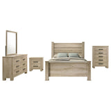 Oakglen 5-piece California King Bedroom Set Weathered Oak - 225101KW-S5