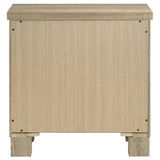 Oakglen 2-drawer Nightstand Bedside Table Weathered Oak - 225102