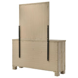 Oakglen 6-drawer Bedroom Dresser and Mirror Weathered Oak - 225103M