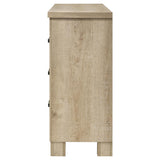 Oakglen 6-drawer Bedroom Dresser Weathered Oak - 225103