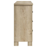 Oakglen 6-drawer Bedroom Dresser Weathered Oak - 225103