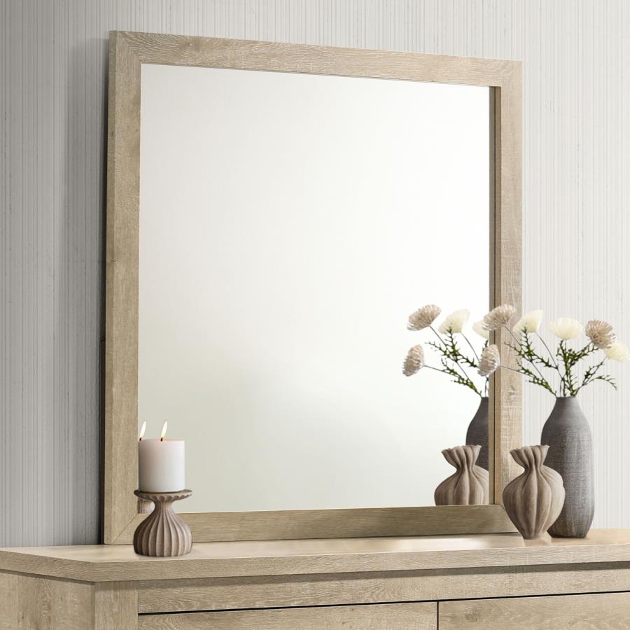 Oakglen Dresser Mirror Weathered Oak - 225104