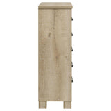 Oakglen 5-drawer Bedroom Chest of Drawers Weathered Oak - 225105