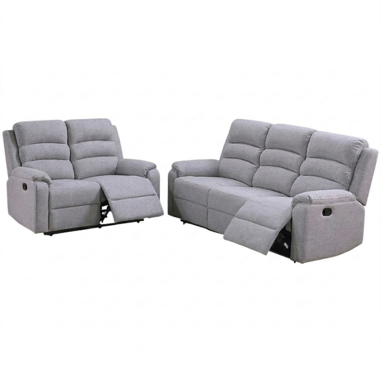Modern Living Room Set With Manual Recliner