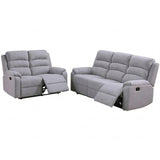 Modern Living Room Set With Manual Recliner