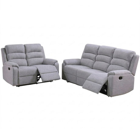 Modern Living Room Set With Manual Recliner