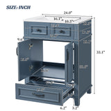 Bathroom Vanity With Sink, Storage Cabinet