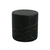 Cylindrical Design, Outdoor Lightweight Concrete Side Table
