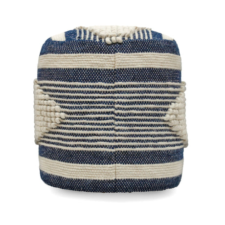 Diamond - Handcrafted Cylindrical Pouf
