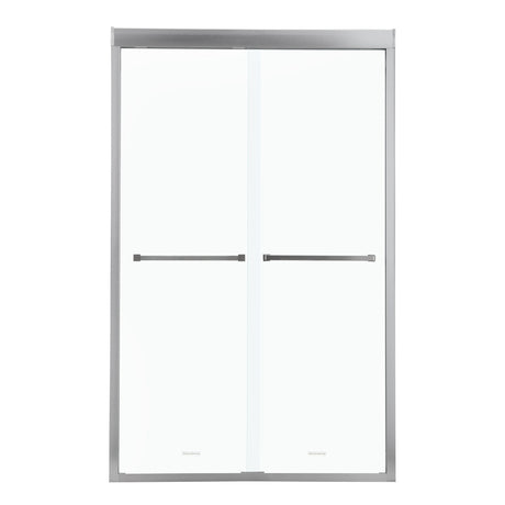 Modern Double Sliding Shower Enclosure, Tempered Glass