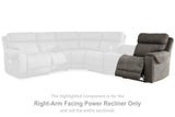 Hoopster Right-Arm Facing Power Recliner - 2370362
