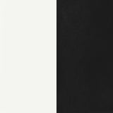 Retro 5-piece Round Dining Table Set White and Black - 2388-S5