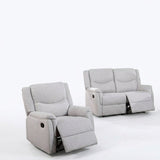 2 Piece Living Room Set With Loveseat And Recliner