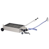 High Impact Polypropylene 20 Gallon Low Profile Oil Drain With Pump Steel - Gray