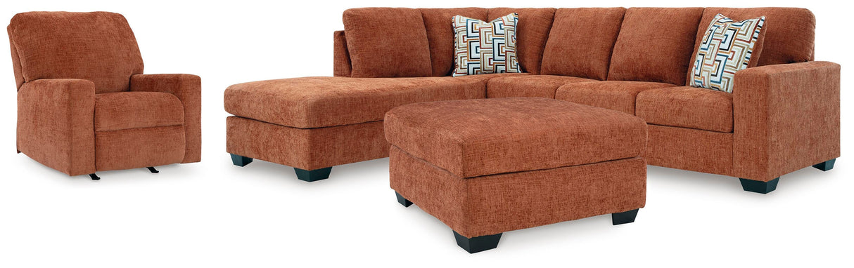 Aviemore 2-Piece Sectional with Chaise, Recliner and Ottoman - 24304U3