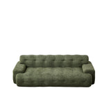 Cloud Series Minimalist Button Tufted Square Arm 3 Seater Sofa