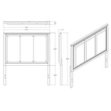 Melissa - 5 Piece Storage Bedroom Set With Padded Headboard
