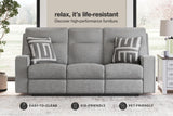 Biscoe Power Reclining Sofa and Loveseat - 90503U1