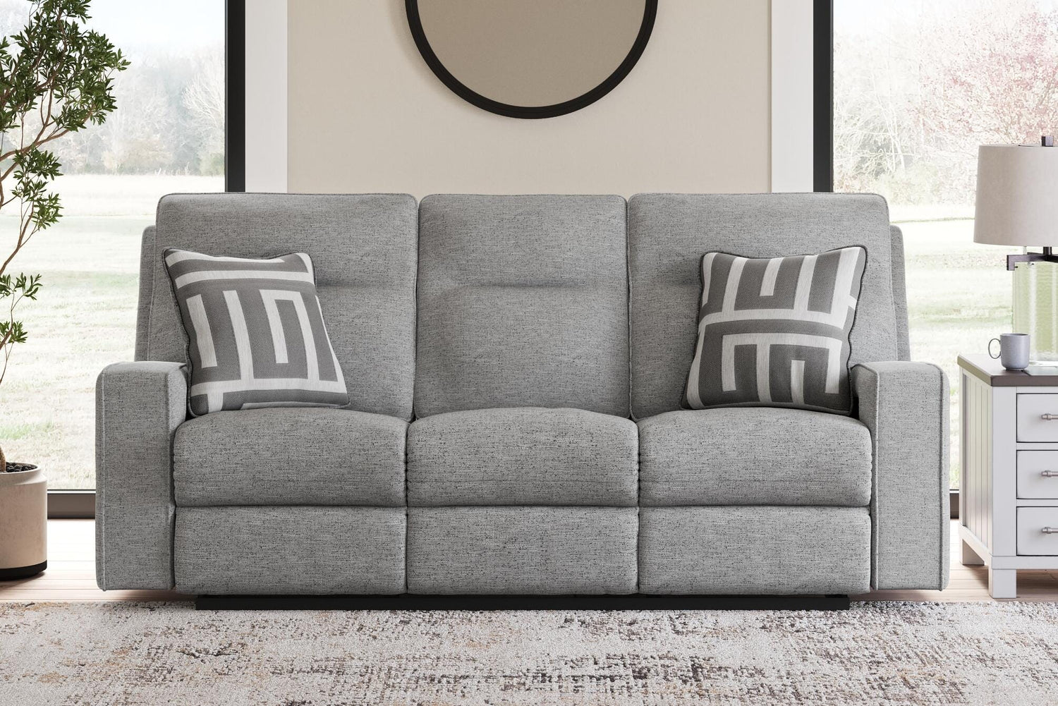 Biscoe Power Reclining Sofa and Loveseat - 90503U1