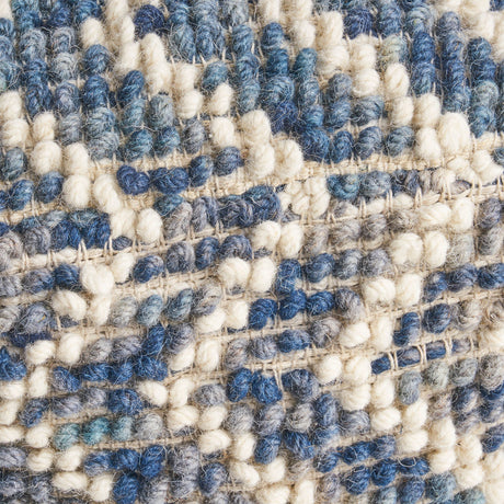 Alina - Wool And Cotton Pouf - Natural