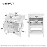 Modern Bathroom Vanity With Elegant Twill Design
