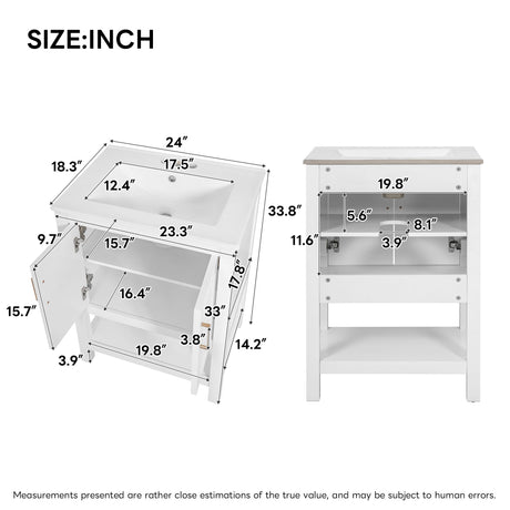 Modern Bathroom Vanity With Elegant Twill Design