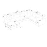 Upholstered Modular Sectional & Custom Configuration