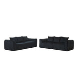 Minimalist Set With Curved Lines & Gently Sloped Backrest