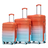 Luggage Set 20" /24" /28" With Combination Lock And Silent Wheels