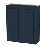 Shaker Wall Cabinet With Soft Close Hinges, Adjustable Shelves, Double Door