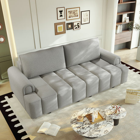 4 Seater Modern Couch With Seats Storage